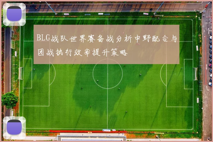 BLG战队世界赛备战分析中野配合与团战执行效率提升策略